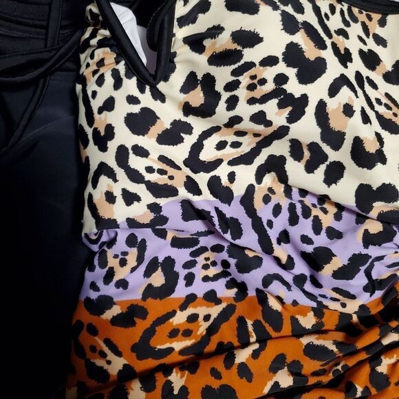 Calvin Klein Sz 6 V-Wire One-piece Halter - Picture 7 of 15